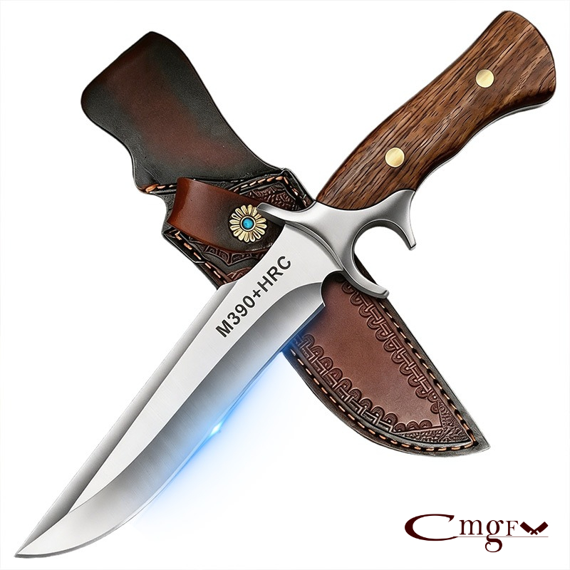 Outdoor Pocket knife M390 stee - Bushcraft Knife Fixed 评论和价格