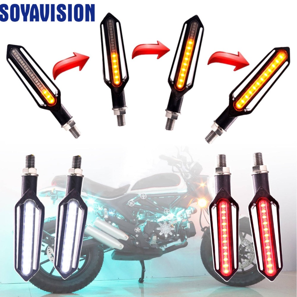 Amber Motorcycle Turn Signals  - Sos Light Strobe 评论和价格