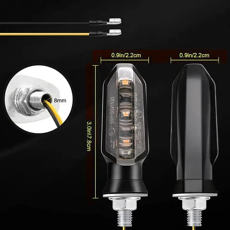 2/4/6pcs Mini Motorcycle LED T - Sos Light Strobe 评论和价格