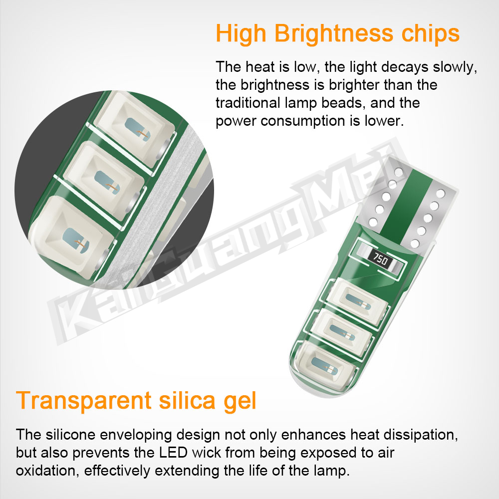 2/10PCS T10 W5W LED Light Canb - Sos Light Strobe 评论和价格